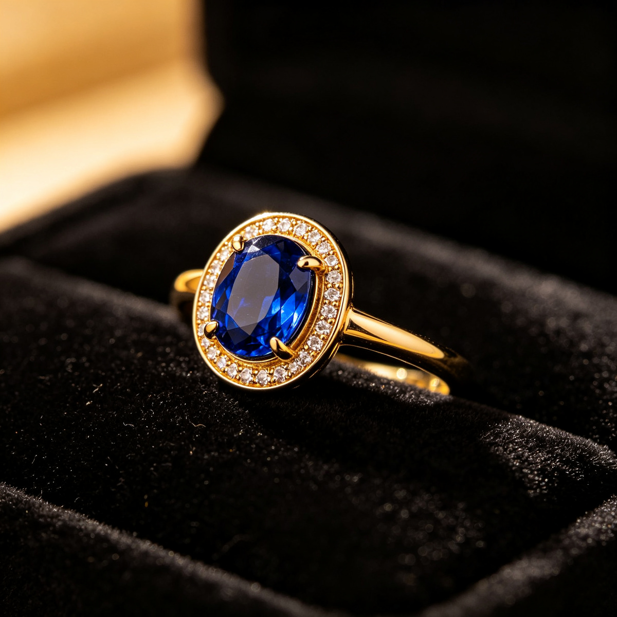 Custom sapphire ring